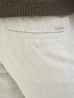 JPSTACE MYKONOS LINEN BLEND SHORTS REG moonbeam
