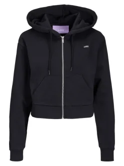 JXABBIE REG LS EVERY ZIP HOOD SWT NOOS black