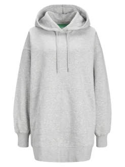 JXALLY VOL LS HOOD SWT SN light grey melange