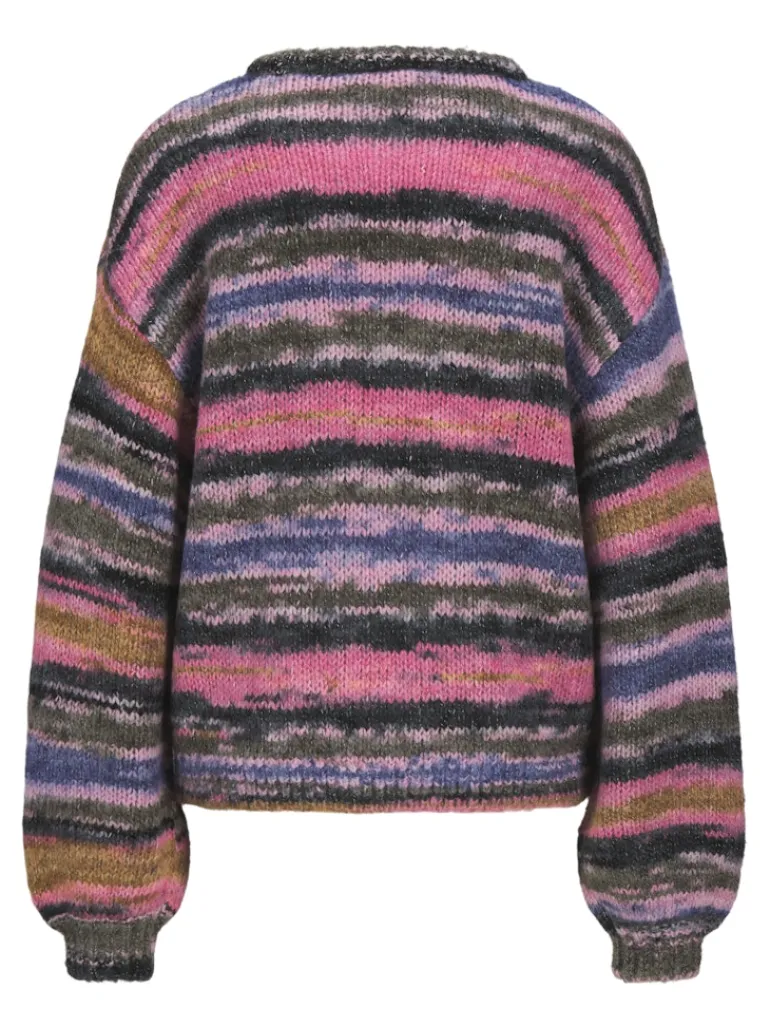 JXAMELIA CREW NECK KNIT barberry