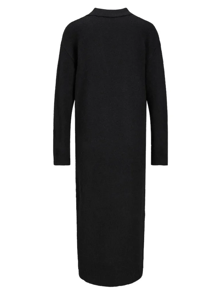 JXARIELLA POLO NECK DRESS KNIT black