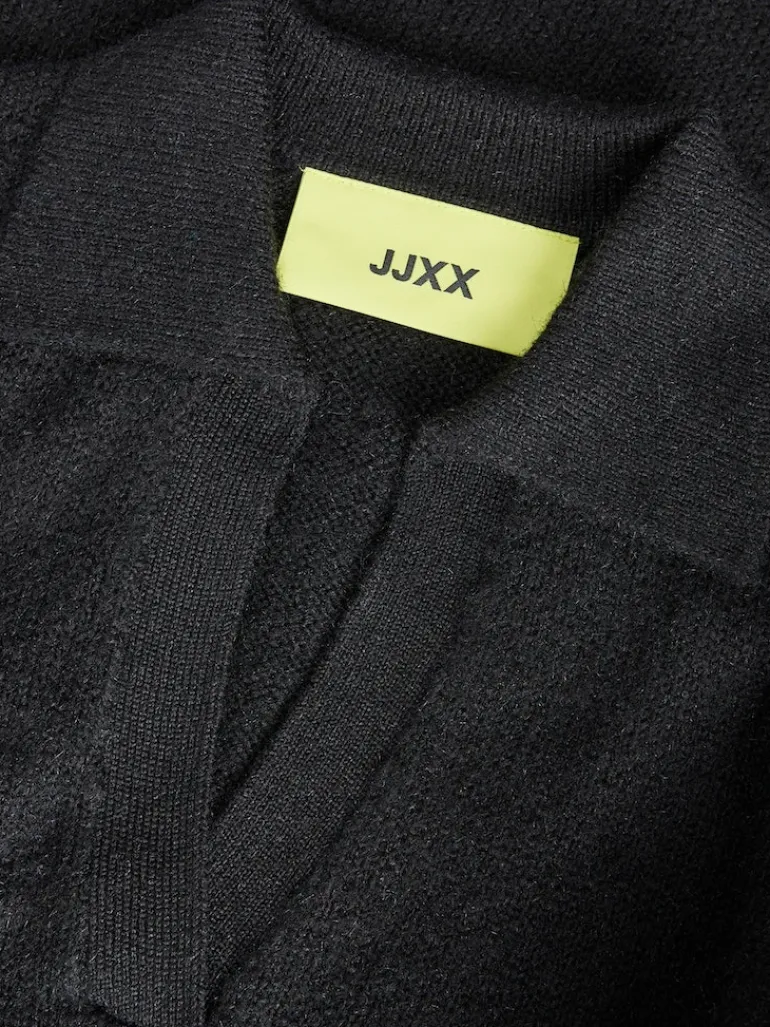JXARIELLA POLO NECK DRESS KNIT black