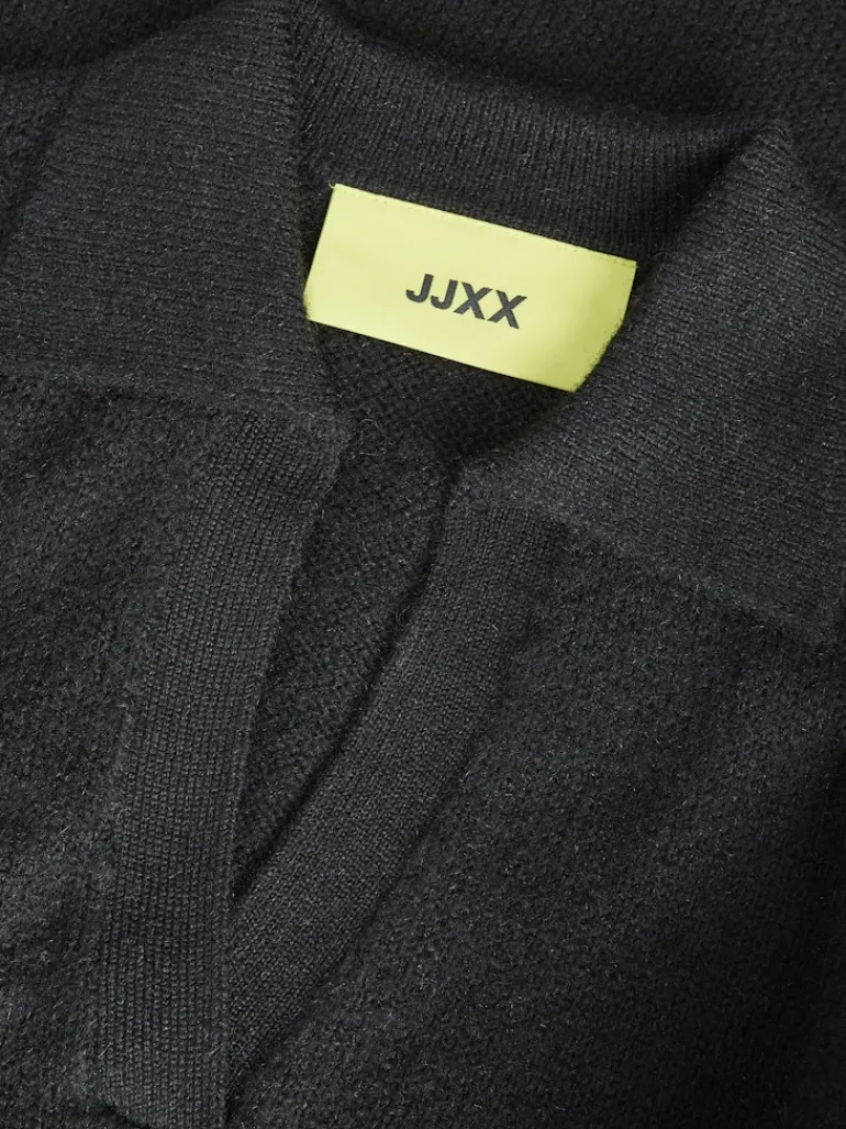 JXARIELLA POLO NECK DRESS KNIT black