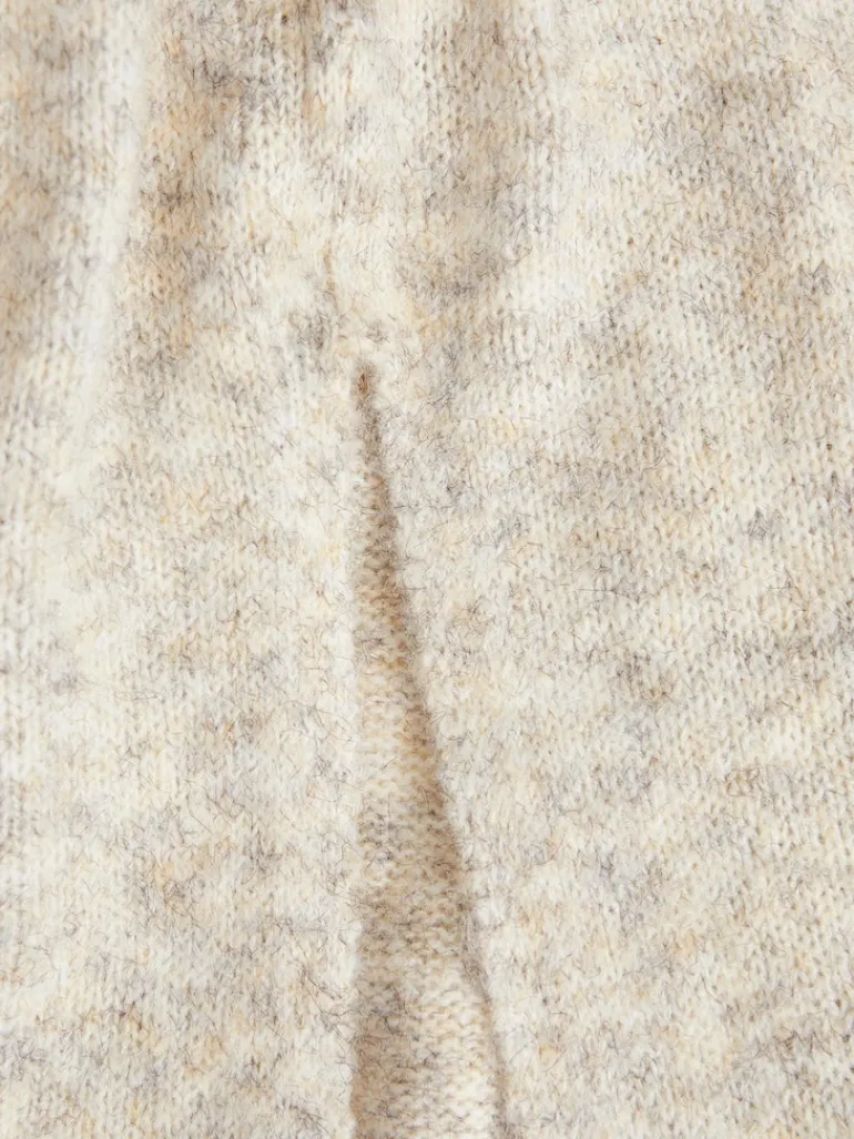 JXARIELLA POLO NECK DRESS KNIT cloud dancer