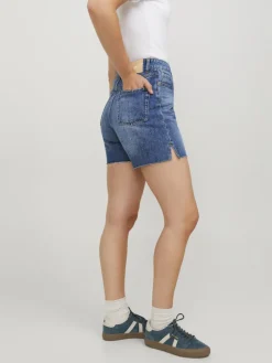JXAURA RH SHORTS HW RA DENIM DNM SN medium blue denim