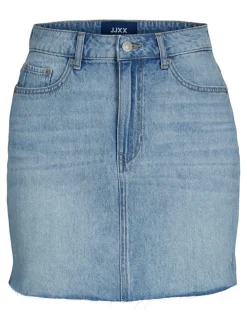 JXAURA RH SKIRT RA SN light blue denim