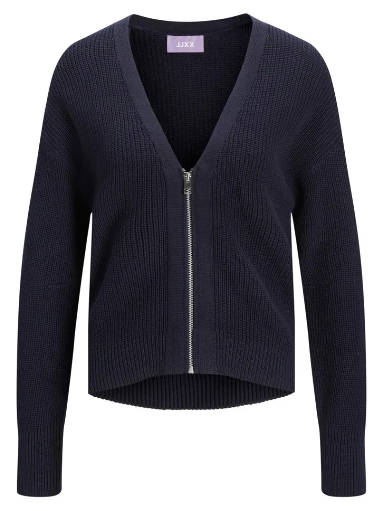 JXELIZA TWIST CARDIGAN KNIT navy blazer