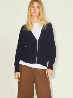 JXELIZA TWIST CARDIGAN KNIT navy blazer