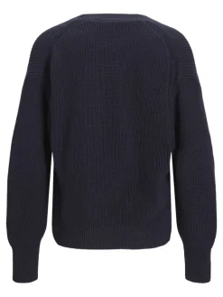 JXELIZA TWIST CARDIGAN KNIT navy blazer