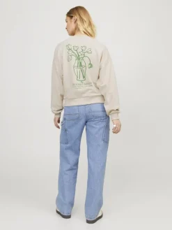JXENYA RLX SHORT LS CREW SWT moonbeam