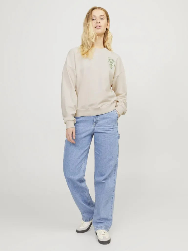 JXENYA RLX SHORT LS CREW SWT moonbeam