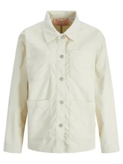 -JXGELLY RLX CORD OVERSHIRT SN bone white
