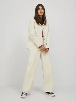 -JXGELLY RLX CORD OVERSHIRT SN bone white