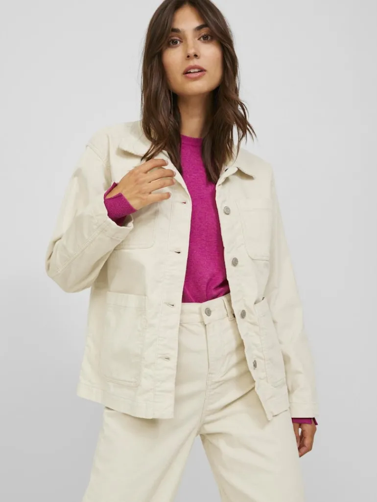 -JXGELLY RLX CORD OVERSHIRT SN bone white