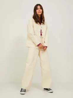 -JXGELLY RLX CORD OVERSHIRT SN bone white