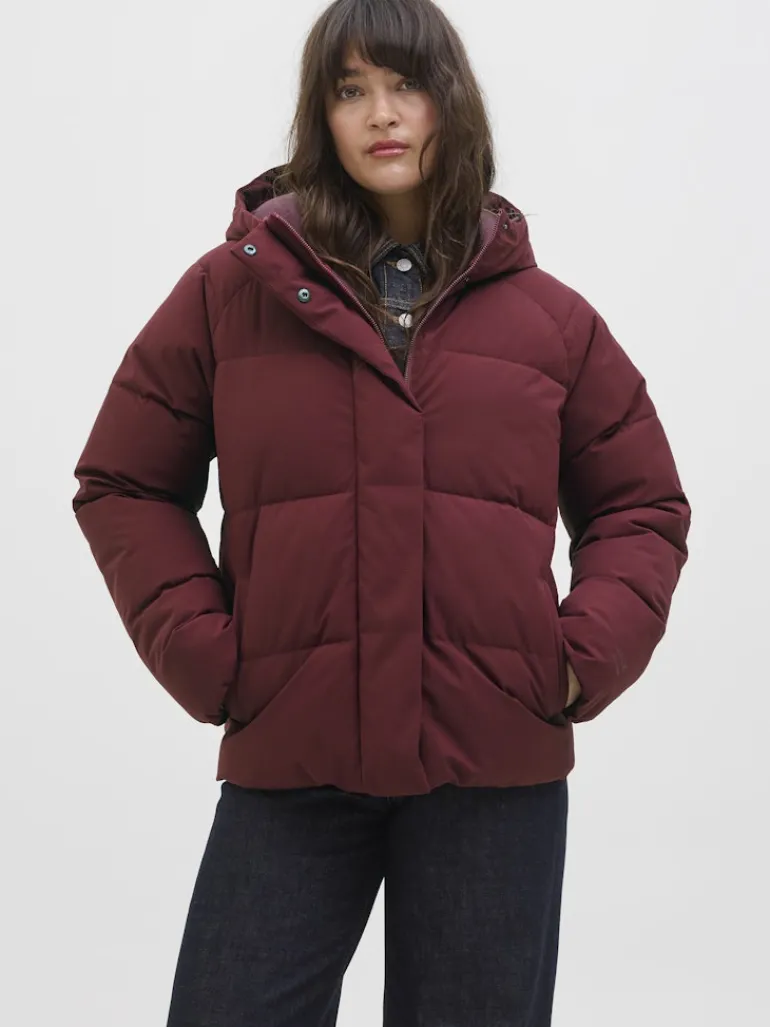 JXGLOBAL PUFFER JACKET OTW ACT cabernet
