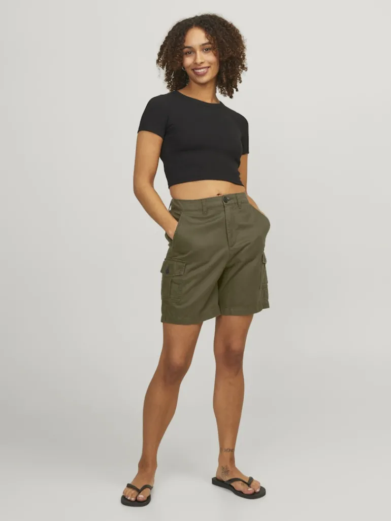 JXHOLLY RLX CARGO HW SHORTS PNT forest night