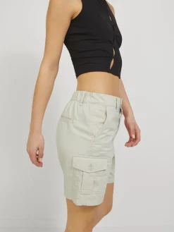 JXHOLLY RLX CARGO HW SHORTS PNT moonbeam