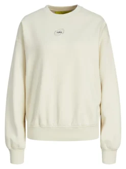 JXJADA SOFT LOOSE LS SWEAT SWT SN bone white