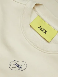 JXJADA SOFT LOOSE LS SWEAT SWT SN bone white