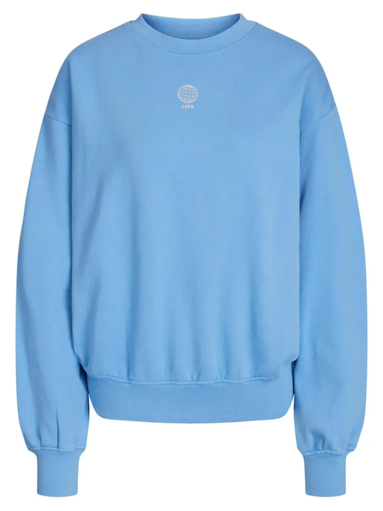 JXJADA SOFT LOOSE LS SWEAT SWT SN silver lake blue
