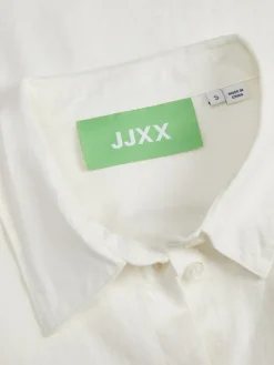 JXJAMIE BREEZE SUMMER LS SHIRT WVN SN blanc de blanc