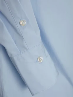 JXJAMIE LS RELAXED POPLIN SHIRT WVN NOOS cashmere blue