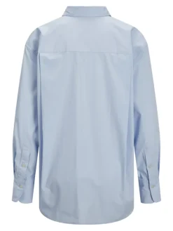 JXJAMIE LS RELAXED POPLIN SHIRT WVN NOOS cashmere blue