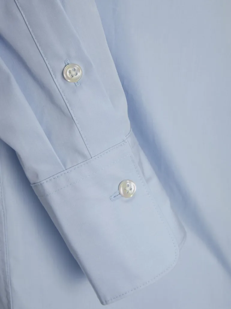 JXJAMIE LS RELAXED POPLIN SHIRT WVN NOOS cashmere blue