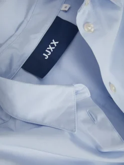 JXJAMIE LS RELAXED POPLIN SHIRT WVN NOOS cashmere blue