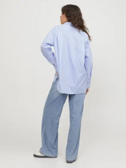 JXJAMIE LS RELAXED POPLIN SHIRT WVN NOOS navy blazer