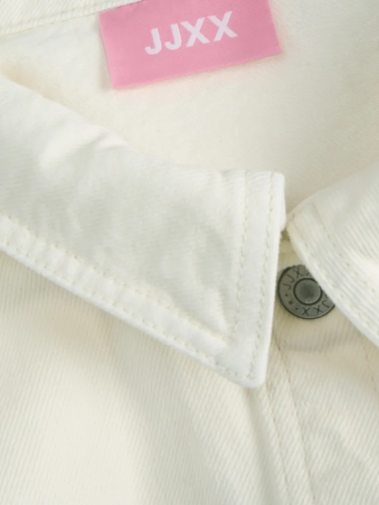 JXJAMILA LS DENIM OVERSHIRT DNM white denim