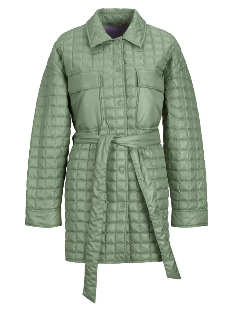 JXLAIN QUILTED COAT OTW loden frost