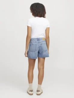 JXLAURA SHORT MW DENIM SHORTS DNM SN light blue denim