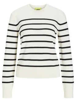 JXLAYLA COMFY LS CREW NECK KNIT SN vanilla ice
