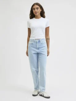 JXLISBON MOM HW R4010 DNM NOOS light blue denim