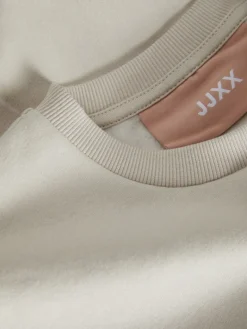 JXMERLE RLX SHORT LS CREW SWT LN moonbeam