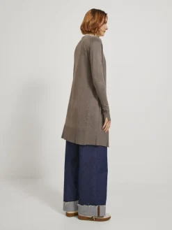 JXMILEY SOFT LONG CARDIGAN KNIT brindle
