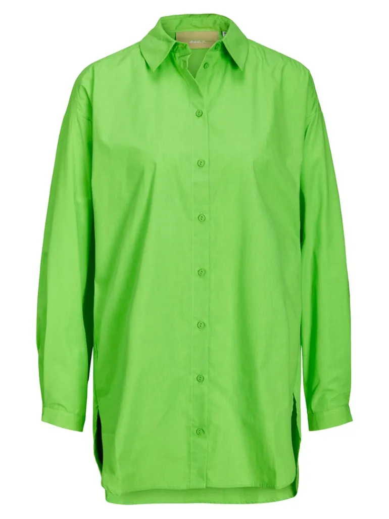 JXMISSION LS OVERSIZE SHIRT NOOS green flash