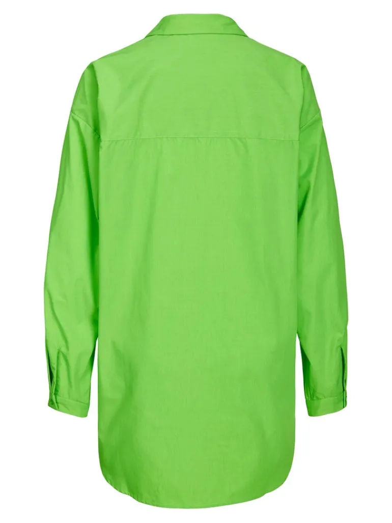 JXMISSION LS OVERSIZE SHIRT NOOS green flash