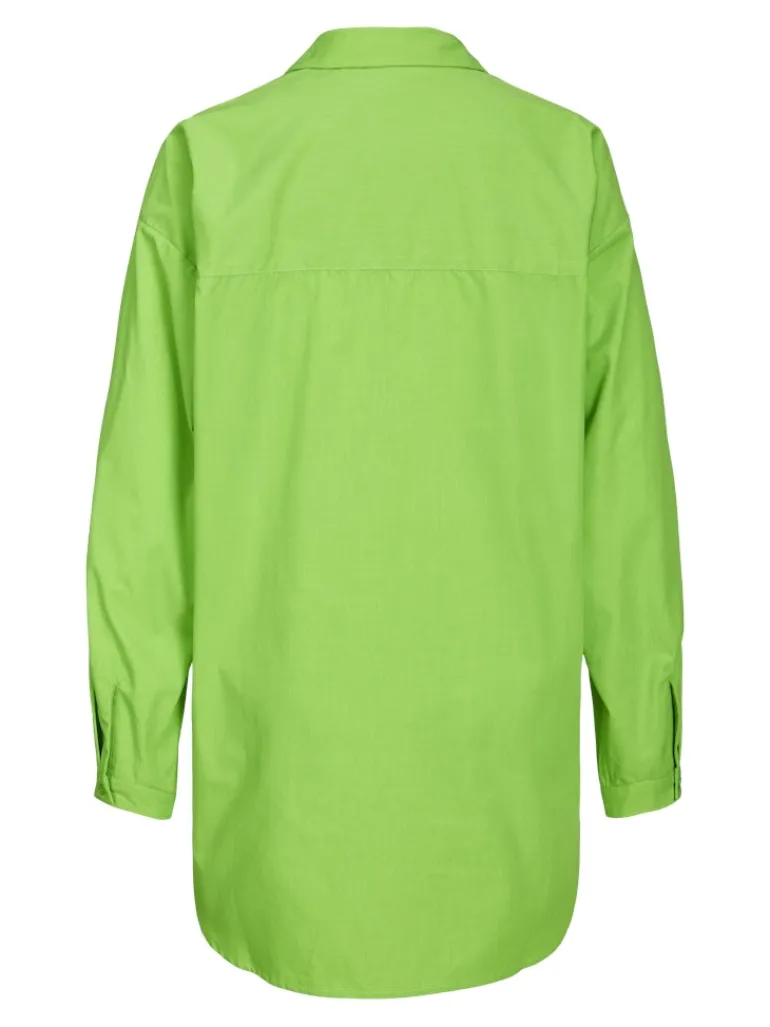 JXMISSION LS OVERSIZE SHIRT NOOS green flash
