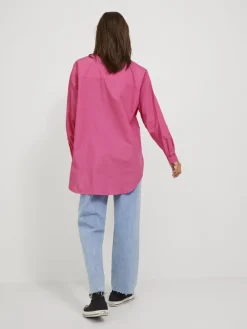 JXMISSION LS OVERSIZE SHIRT NOOS carmine rose