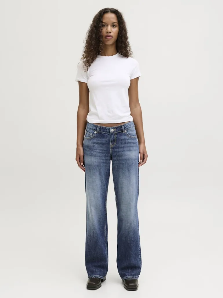 JXPALERMO LOOSE LW JEANS R280 DNM SN dark blue denim