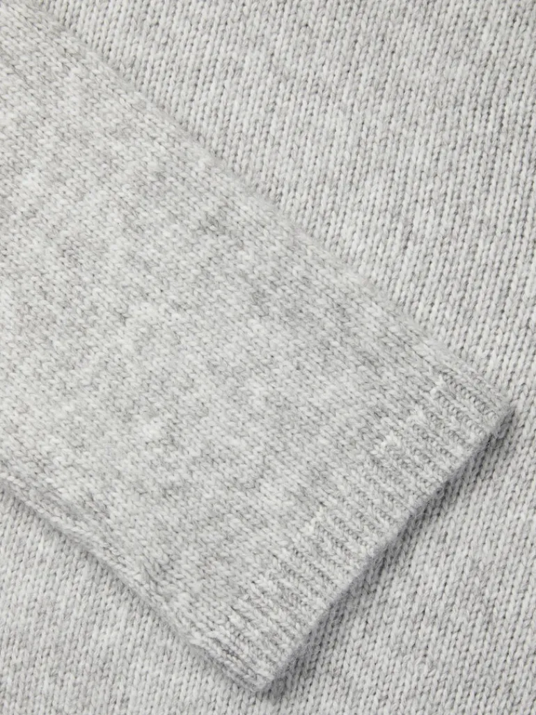 JXROSANNA ROLL NECK KNIT light grey melange