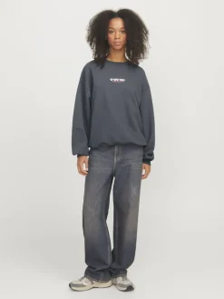 JXSANDRA RLX LS CREW SWT asphalt