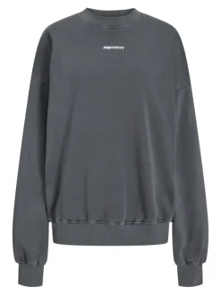 JXSANDRA RLX LS WASH CREW SWT black