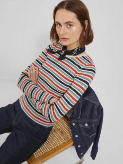 JXSAVANNAH CREW NECK KNIT poinciana