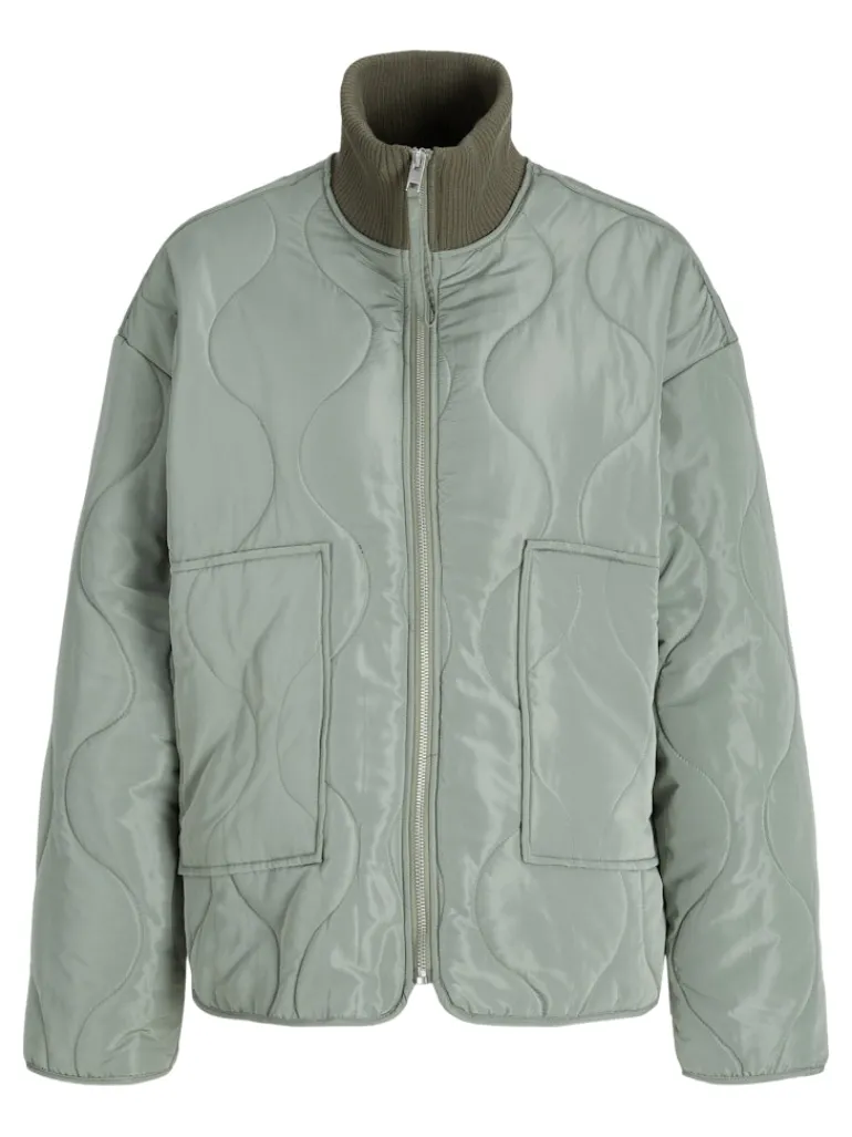 JXSERENA MID QUILTED JACKET OTW SN sea spray