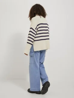 JXSIA HIGH NECK KNIT bone white
