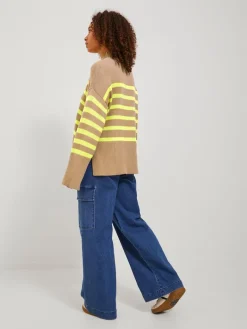 JXSIA HIGH NECK KNIT cornstalk